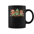 Christmas Library Gingerbread Man Books Lover Bookworm Graphic Print Coffee Mug