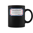 Classic Composition Book Cover Teachers And Students Graphic Print Coffee Mug