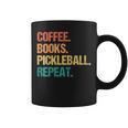 Coffee Books Pickleball Reading Lovers Bookworm Graphic Print Coffee Mug