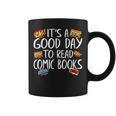 Comic Book Reading Collector Nerd Fan Anime Book Graphic Print Coffee Mug