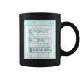 Computer Geek Peace Love Reading Cool Book Lover Bookworm Graphic Print Coffee Mug