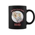 All The Cool Cats Read Book And Cat Lover Graphic Print Coffee Mug