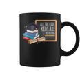 All The Cool Kids Are Reading Book Nerd School Graduation Graphic Print Coffee Mug