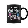 All The Cool Kids Are Reading Book Vintage Retro Sunset Graphic Print Coffee Mug