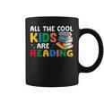 All The-Cool Kids Are Reading Teacher Book Lover Librarian Graphic Print Coffee Mug
