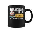 Cool Reading For Men Women Read Books Library Book Lovers Graphic Print Coffee Mug