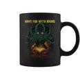 Cthulhu Necronomicon Fun With Books Cosmic Horror Cthulhu Graphic Print Coffee Mug