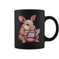 Cute Armadillo With Book I Armadillo Graphic Print Coffee Mug