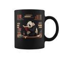 Cute Bear Is Reading a Book Reading Panda Bear Graphic Print Coffee Mug