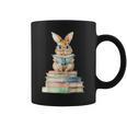 Cute Bunny Reading Book Back To School Easter Graphic Print Coffee Mug Cute Bunny Reading Book Back To School Easter Graphic Print Coffee Mug