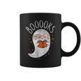 Cute Ghost Book Reading Halloween Teacher Top Graphic Print Coffee Mug