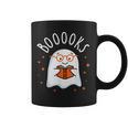 Cute Ghost Reading Book Booooks Teacher Halloween School Kid Graphic Print Coffee Mug
