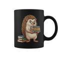 Cute Hedgehog Classics Stories Knowledge Fiction Reading Graphic Print Coffee Mug