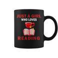 Cute Just A Girl Who Loves Reading Books Women And Girls Graphic Print Coffee Mug Cute Just A Girl Who Loves Reading Books Women And Girls Graphic Print Coffee Mug