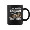 Cute Kids Read Books & Pet My Basset Hound Dog Lover Graphic Print Coffee Mug Cute Kids Read Books & Pet My Basset Hound Dog Lover Graphic Print Coffee Mug