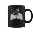 Cute Monkey Reading Books Literature Nature Graphic Print Coffee Mug Cute Monkey Reading Books Literature Nature Graphic Print Coffee Mug