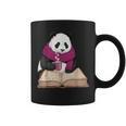 Cute Panda With Book And Hot Cocoa Reading Graphic Print Coffee Mug Cute Panda With Book And Hot Cocoa Reading Graphic Print Coffee Mug