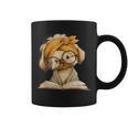 Cute Puppy Reading Dog Book Lover Animal Graphic Small Open Graphic Print Coffee Mug Cute Puppy Reading Dog Book Lover Animal Graphic Small Open Graphic Print Coffee Mug