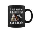 Cute Read Books Calico Cat Lover For Men Women Girls Kids Graphic Print Coffee Mug Cute Read Books Calico Cat Lover For Men Women Girls Kids Graphic Print Coffee Mug