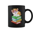 Cute Rodent Pet Bookworms Books And Guinea Pig Graphic Print Coffee Mug