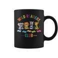 Cute Safari Animals Reading Books Reading Club Kids Literacy Graphic Print Coffee Mug