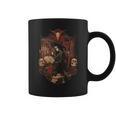 Dark Academia Witch Reading Book Gothic Library Graphic Print Coffee Mug