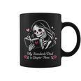 Dark Romance Pajama Skeleton Costume Woman Book Reading Graphic Print Coffee Mug Dark Romance Pajama Skeleton Costume Woman Book Reading Graphic Print Coffee Mug