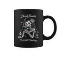 Dark Romance Skeleton Merch Outfits Woman Smut Book Reading Graphic Print Coffee Mug