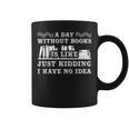 A Day Without Books Book Lovers Quote T-Shirt Graphic Print Coffee Mug