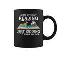 A Day Without Reading Is Like Book Lover & Reading Small Graphic Print Coffee Mug