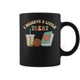 I Deserve A Little Treat Coffee Cookie Snack Book Romance Graphic Print Coffee Mug