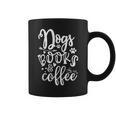 Dogs Books & Coffee Puppy Dog Coffee Book Lover Graphic Print Coffee Mug Dogs Books & Coffee Puppy Dog Coffee Book Lover Graphic Print Coffee Mug