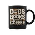 Dogs Books And Coffee Graphic Print Coffee Mug