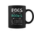 Dogs Books Coffee Tshirt Weekend Shirt Animal Lover Tee Graphic Print Coffee Mug