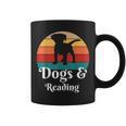 Dogs And Reading Books Graphic Print Coffee Mug