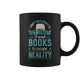 I Don't Read Books To Get Smart I Read Books Escape Graphic Print Coffee Mug I Don't Read Books To Get Smart I Read Books Escape Graphic Print Coffee Mug
