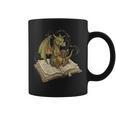 Dragon Bookworm Reading Fantasy Book Graphic Art Graphic Print Coffee Mug