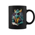 Dragon Reading Book Fantasy Reader Graphic Graphic Print Coffee Mug Dragon Reading Book Fantasy Reader Graphic Graphic Print Coffee Mug