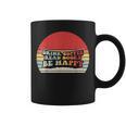 Drink Coffee Read Books Be Happy Retro Vintage Sunset Graphic Print Coffee Mug Drink Coffee Read Books Be Happy Retro Vintage Sunset Graphic Print Coffee Mug