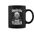 Dyslexia Teacher Therapist Dyslexic Therapy Panda Book Heart Graphic Print Coffee Mug