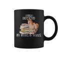 Easily Distracted By Books And Horses Graphic Print Coffee Mug Easily Distracted By Books And Horses Graphic Print Coffee Mug
