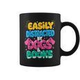 Easily Distracted By Dogs & Books Kawaii Dog & Book Lover Graphic Print Coffee Mug Easily Distracted By Dogs & Books Kawaii Dog & Book Lover Graphic Print Coffee Mug