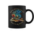 Easily Distracted By Dragons And Books Nerd Dragon Graphic Print Coffee Mug