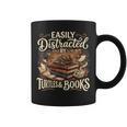 Easily Distracted By Turtles And Books Graphic Print Coffee Mug