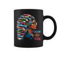 Education Is Freedom Girl Magic Books Hair Graphic Print Coffee Mug Education Is Freedom Girl Magic Books Hair Graphic Print Coffee Mug