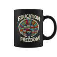 Education Is Freedom Knowledge Power MotivationBook Lover Graphic Print Coffee Mug Education Is Freedom Knowledge Power MotivationBook Lover Graphic Print Coffee Mug