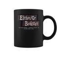 EitherOr Bookstore Graphic Print Coffee Mug
