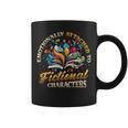 Emotionally Attached To Fictional Characters Book Reading Graphic Print Coffee Mug