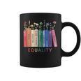 Equality Flower Books Equal Rights Social Justice Feminist Graphic Print Coffee Mug