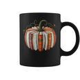 Fall Book Pumpkin Retro Reading Halloween Teacher Graphic Print Coffee Mug